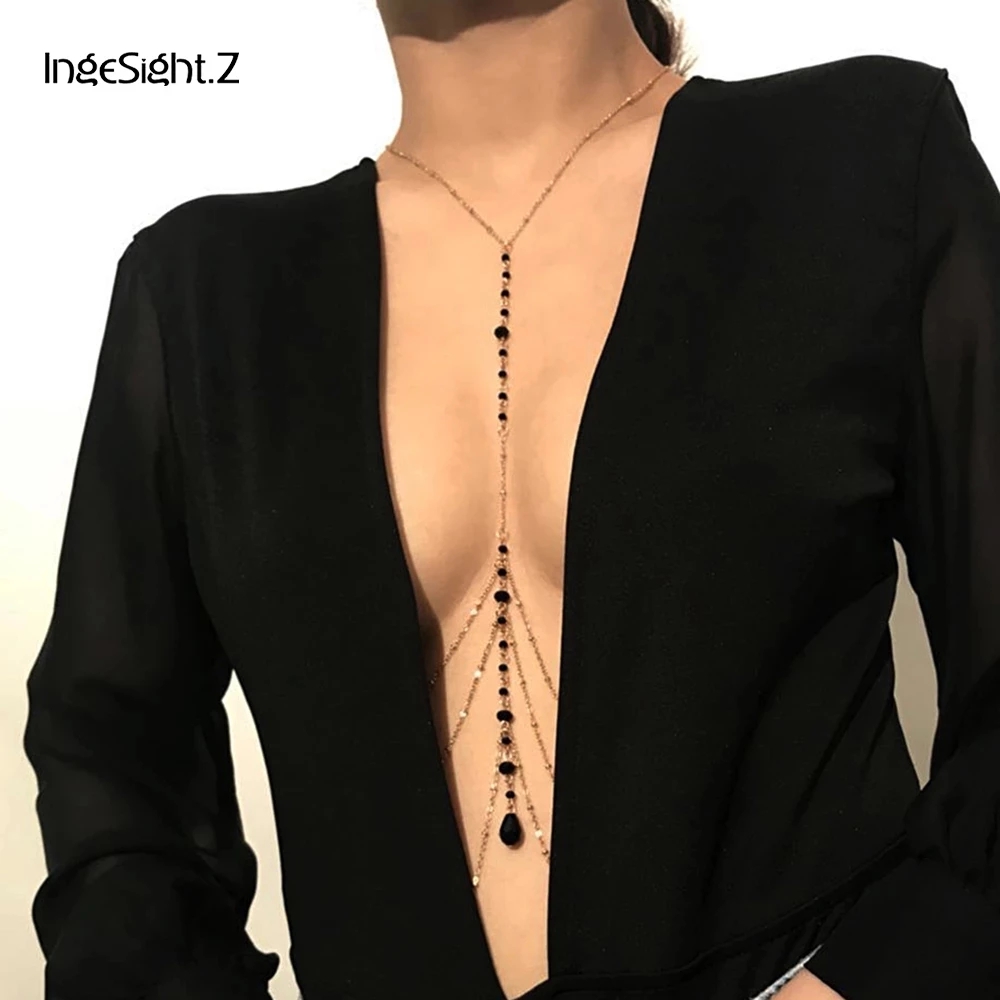Body Jewelry Necklace - Цепочка IngeSight.Z Женская медная, ожерелье в