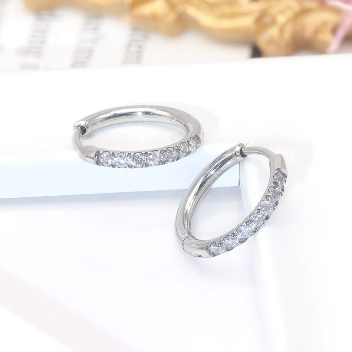 2 шт., серьги-кольца из нержав – обзор и цена Conch Earring Hoop