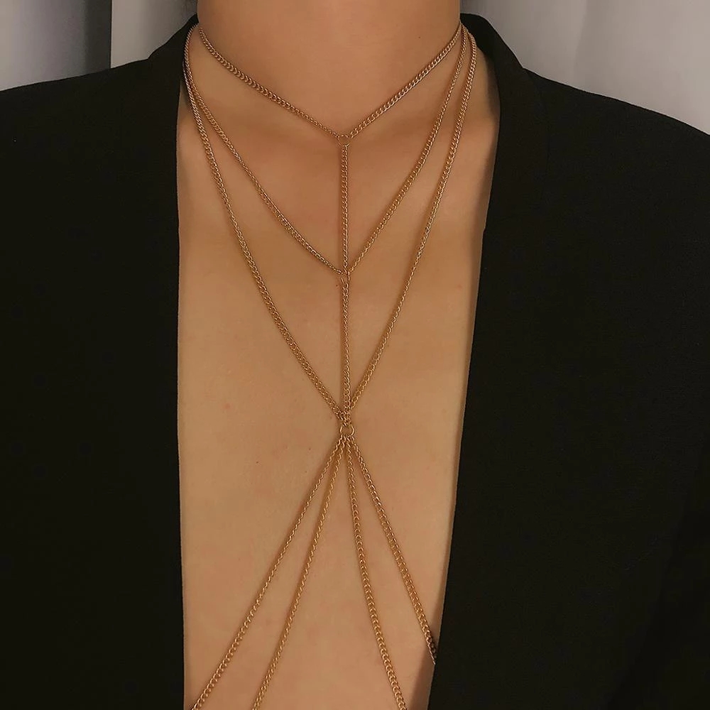Цепочка IngeSight.Z Женская ме – обзор и цена Body Jewelry Necklace