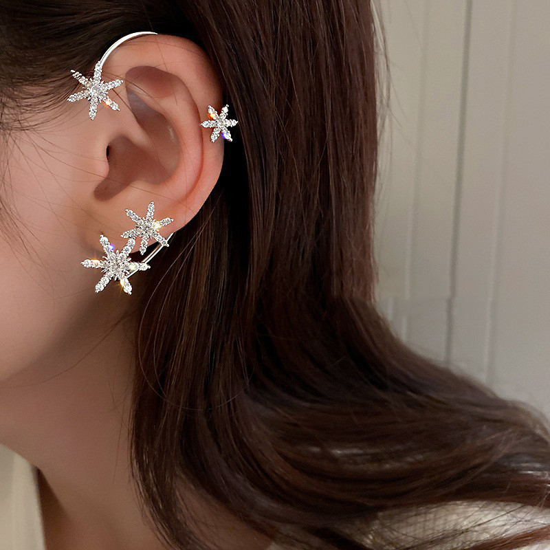 Роскошные серьги-клипсы со зве – обзор и цена Conch Earring Hoop