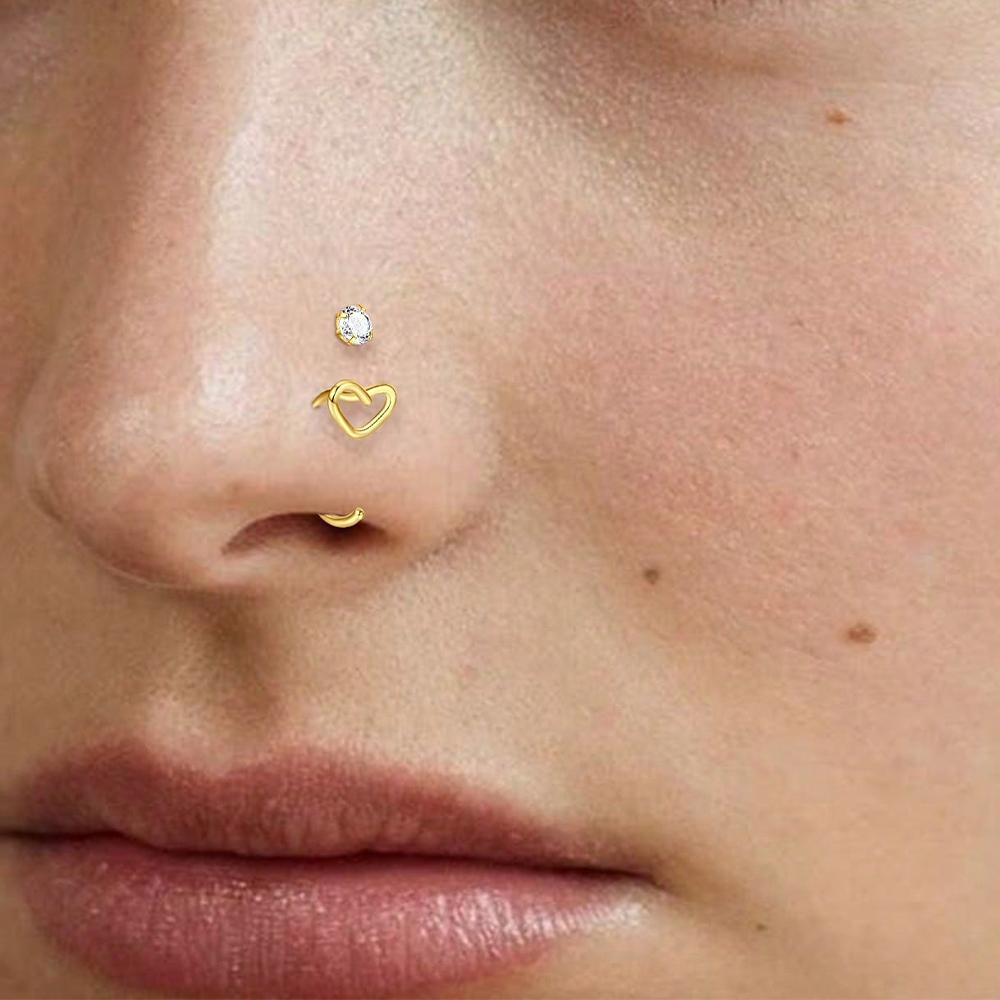 Набор из 5 колец для носа: без – обзор и цена Body Jewelry Threadless