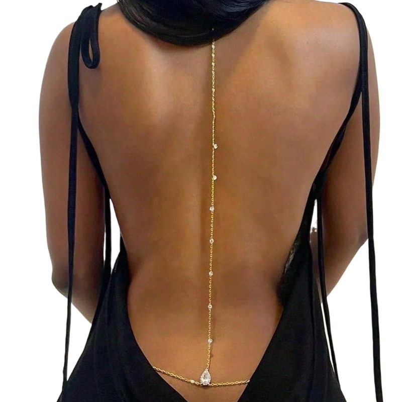Невеста с открытой спиной и ст – обзор и цена Body Jewelry Necklace