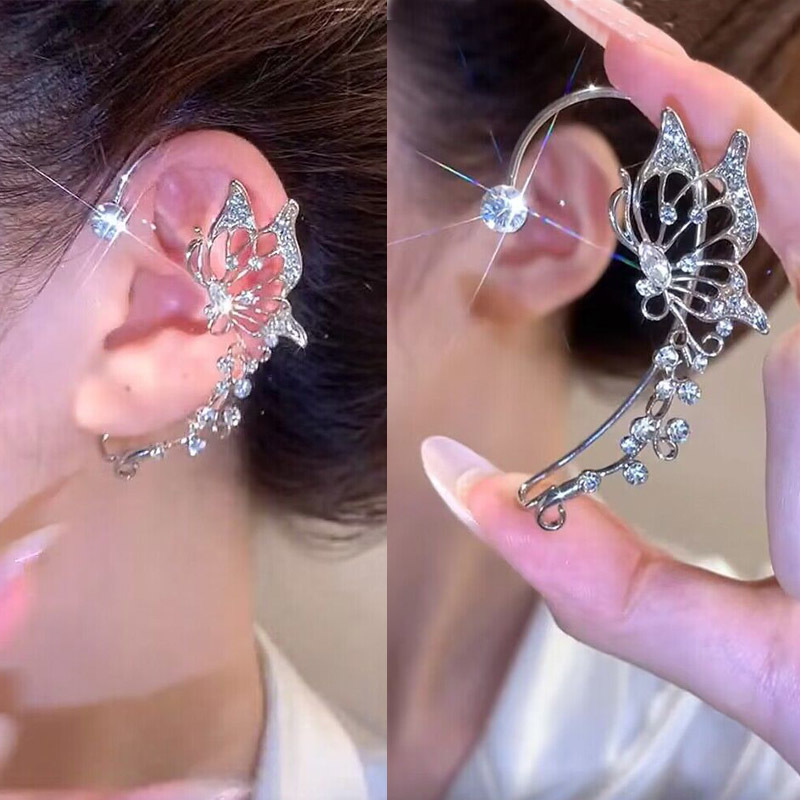 Модные циркониевые серьги-манж – обзор и цена Conch Earring Hoop